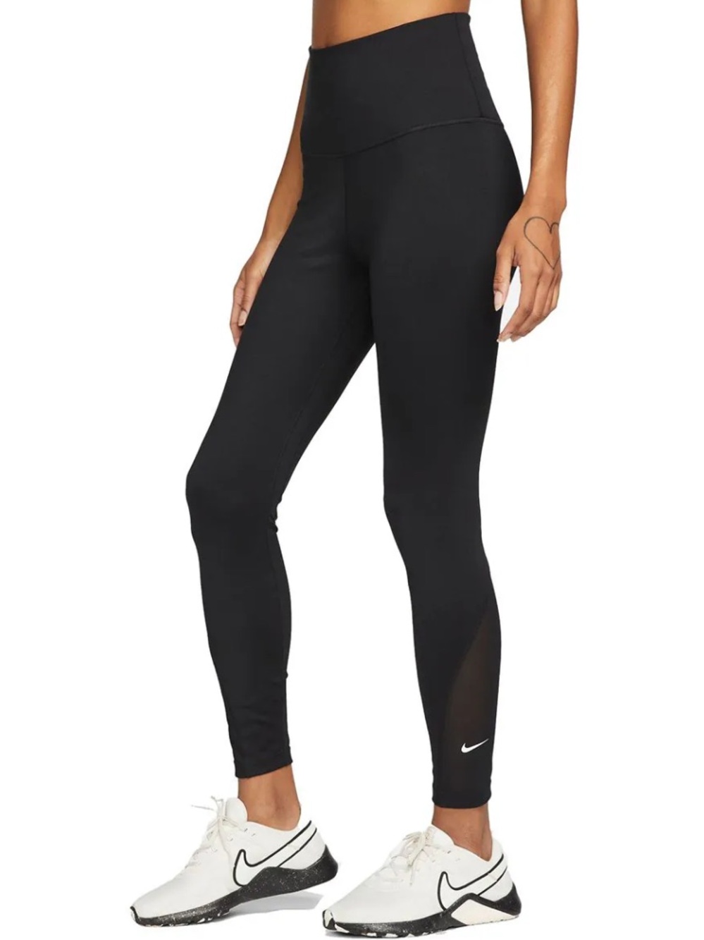 ·Nike· Black Mesh Panel Athletic Workout Leggings Size Small